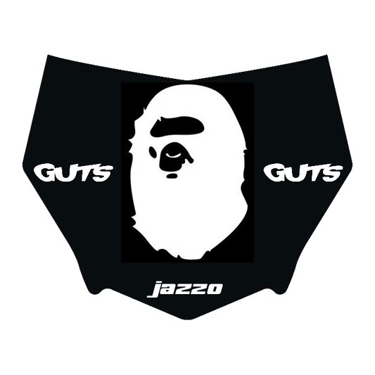 CUSTOM MOTOCUTZ FRONT PLATE DECAL