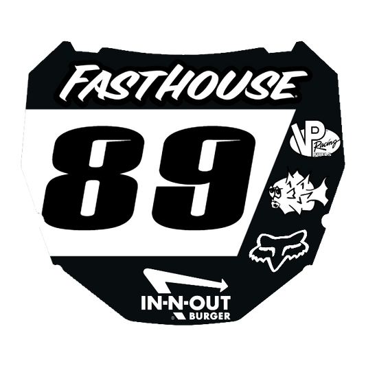 CUSTOM ODI NUMBER PLATE DECAL