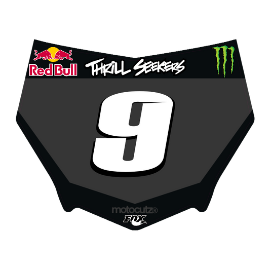 CUSTOM MOTOCUTZ FRONT PLATE DECAL