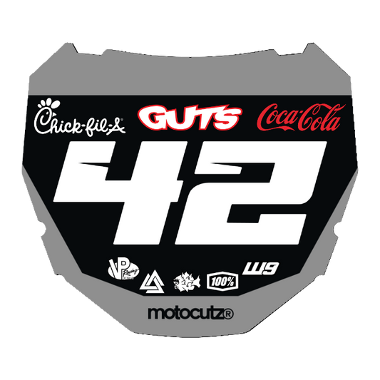 CUSTOM ODI NUMBER PLATE DECAL
