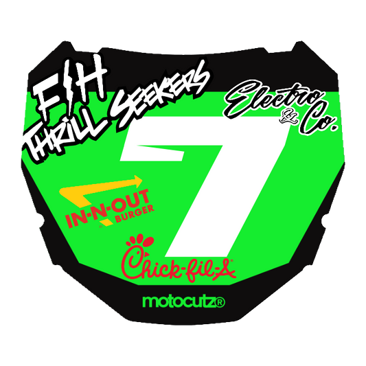 CUSTOM ODI NUMBER PLATE DECAL