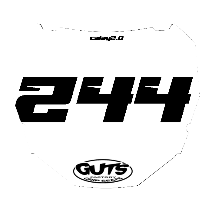 CUSTOM ODI NUMBER PLATE DECAL