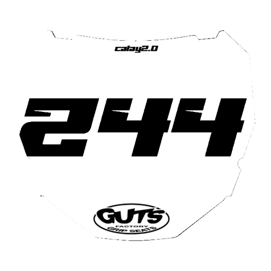 CUSTOM ODI NUMBER PLATE DECAL