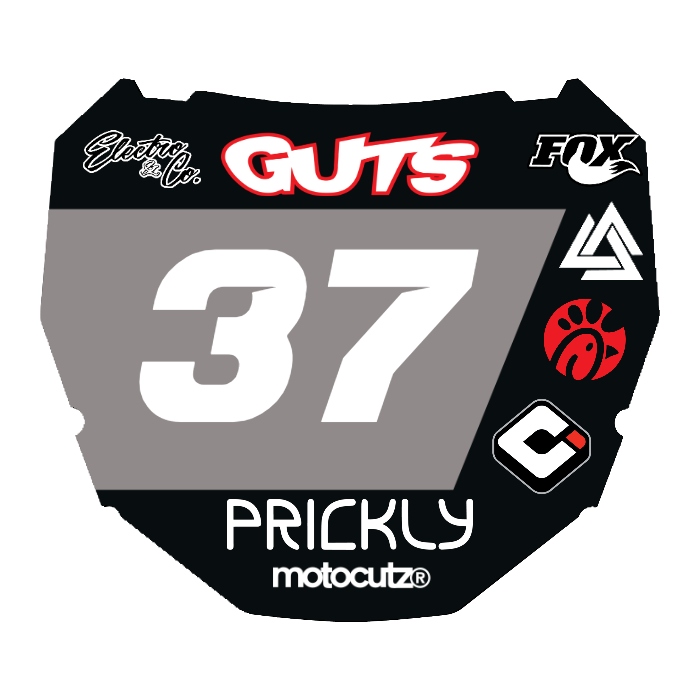 CUSTOM ODI NUMBER PLATE DECAL