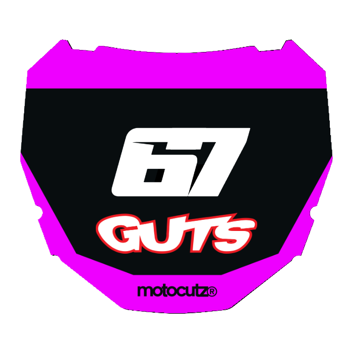 CUSTOM ODI NUMBER PLATE DECAL