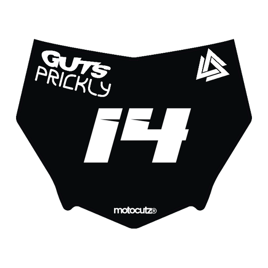 CUSTOM MOTOCUTZ FRONT PLATE DECAL