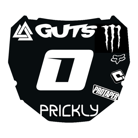 CUSTOM ODI NUMBER PLATE DECAL