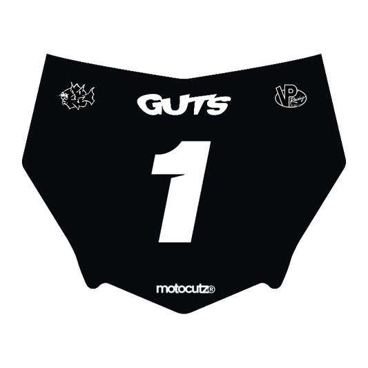 CUSTOM MOTOCUTZ FRONT PLATE DECAL