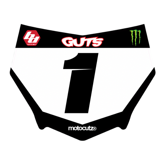 CUSTOM MOTOCUTZ FRONT PLATE DECAL