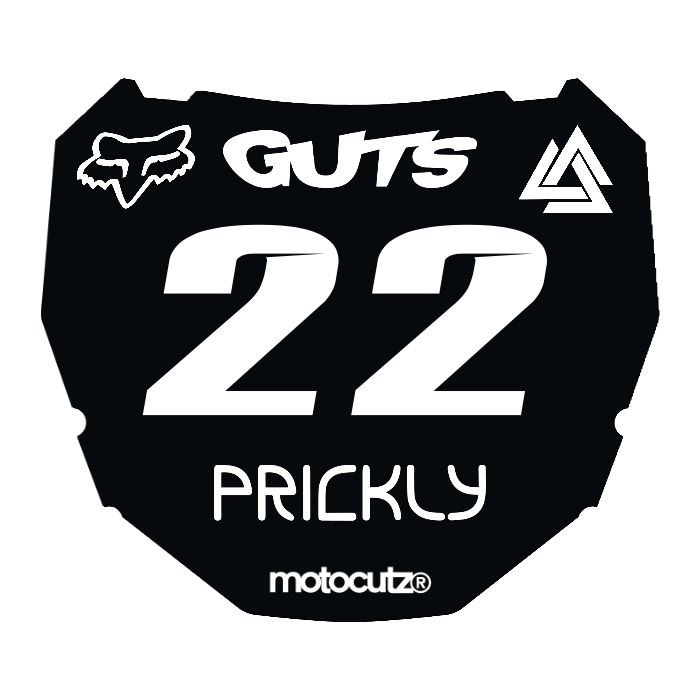 CUSTOM ODI NUMBER PLATE DECAL