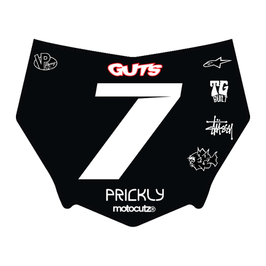 CUSTOM MOTOCUTZ FRONT PLATE DECAL
