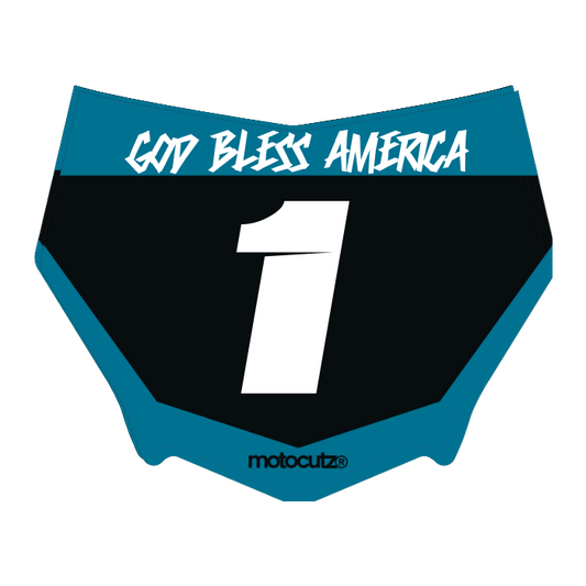 CUSTOM MOTOCUTZ FRONT PLATE DECAL
