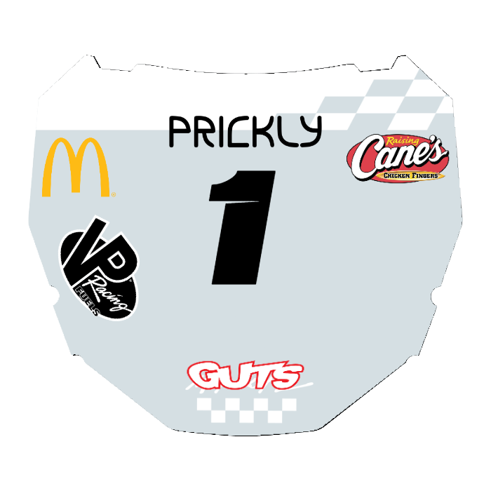 CUSTOM ODI NUMBER PLATE DECAL