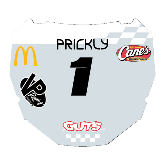 CUSTOM ODI NUMBER PLATE DECAL