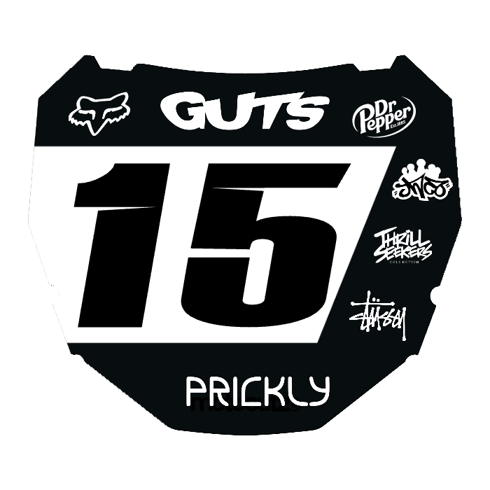 CUSTOM ODI NUMBER PLATE DECAL