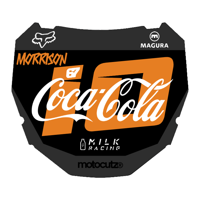 CUSTOM ODI NUMBER PLATE DECAL