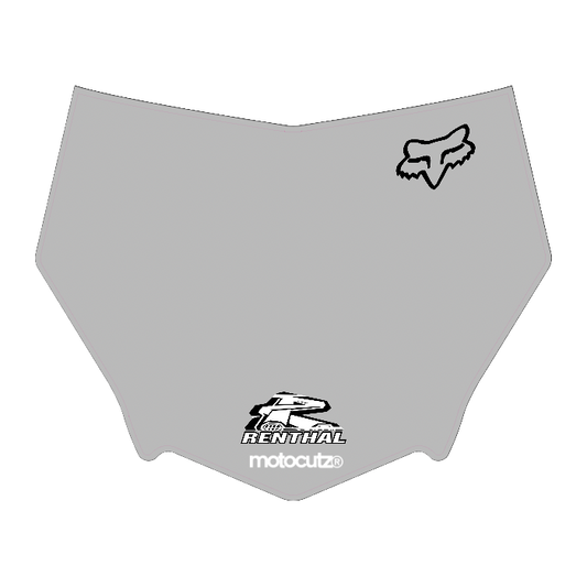 CUSTOM MOTOCUTZ FRONT PLATE DECAL