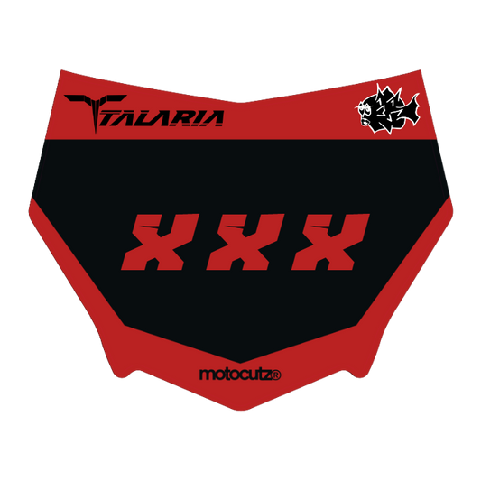 CUSTOM MOTOCUTZ FRONT PLATE DECAL