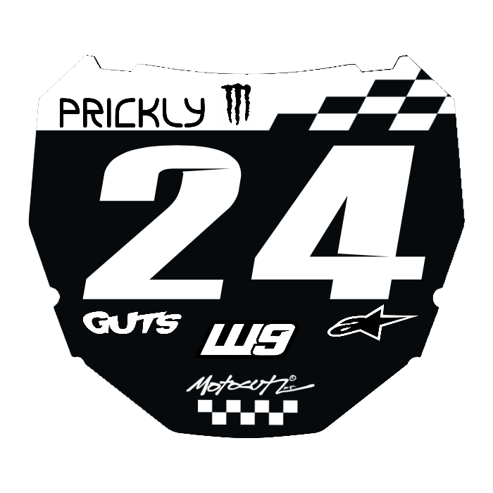 CUSTOM ODI NUMBER PLATE DECAL
