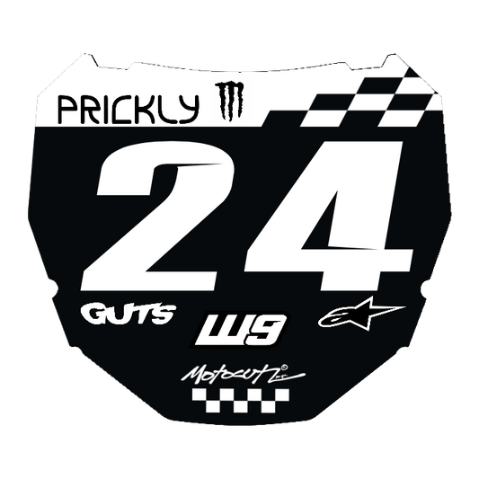 CUSTOM ODI NUMBER PLATE DECAL