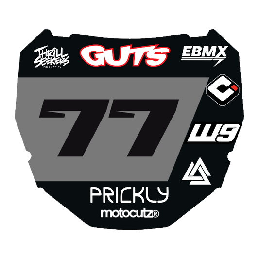 CUSTOM ODI NUMBER PLATE DECAL