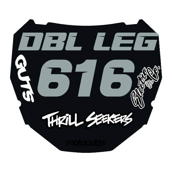 CUSTOM ODI NUMBER PLATE DECAL