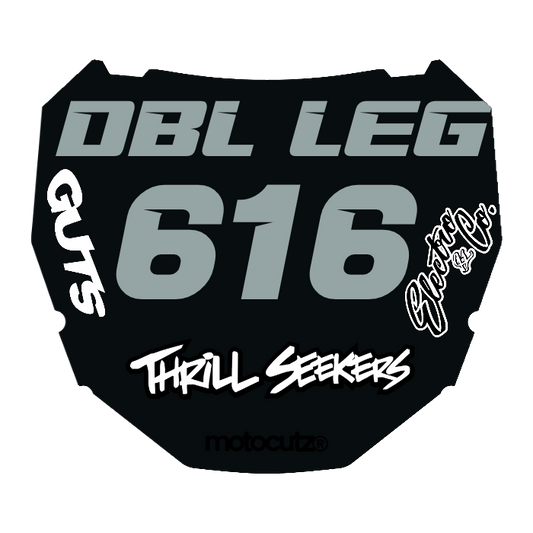 CUSTOM ODI NUMBER PLATE DECAL