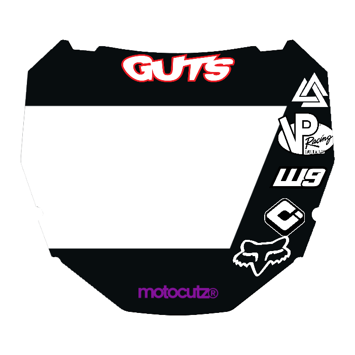 CUSTOM ODI NUMBER PLATE DECAL