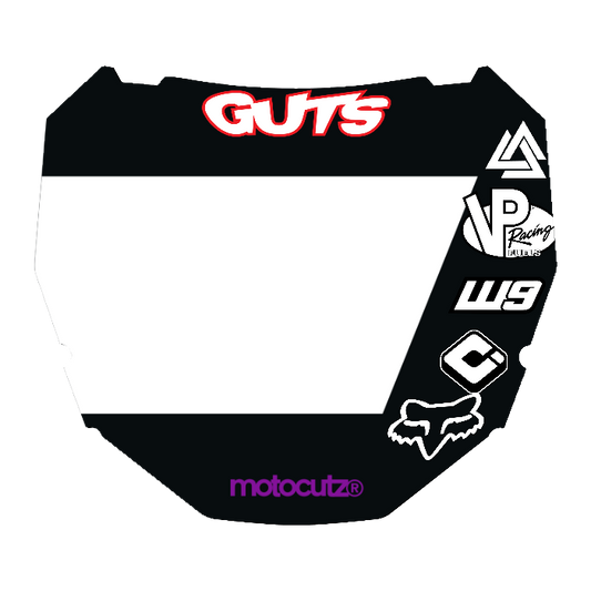 CUSTOM ODI NUMBER PLATE DECAL