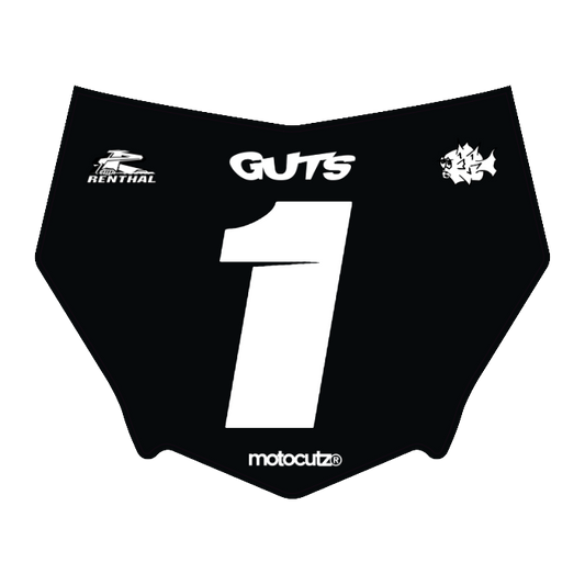 CUSTOM MOTOCUTZ FRONT PLATE DECAL