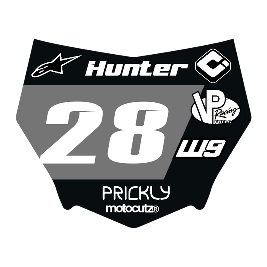 CUSTOM MOTOCUTZ FRONT PLATE DECAL