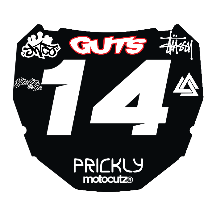 CUSTOM ODI NUMBER PLATE DECAL