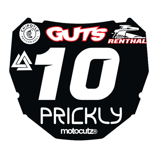 CUSTOM ODI NUMBER PLATE DECAL