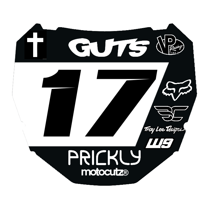 CUSTOM ODI NUMBER PLATE DECAL
