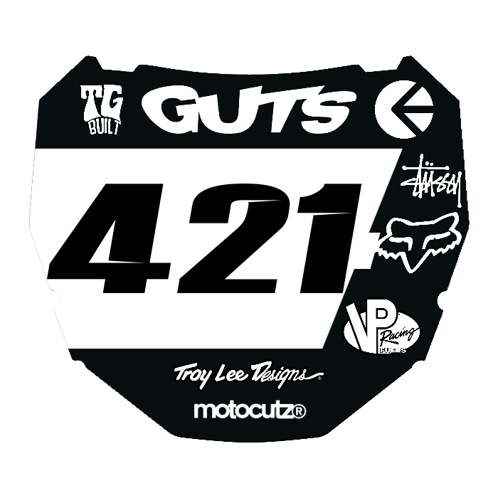 CUSTOM ODI NUMBER PLATE DECAL