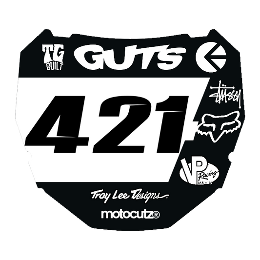 CUSTOM ODI NUMBER PLATE DECAL