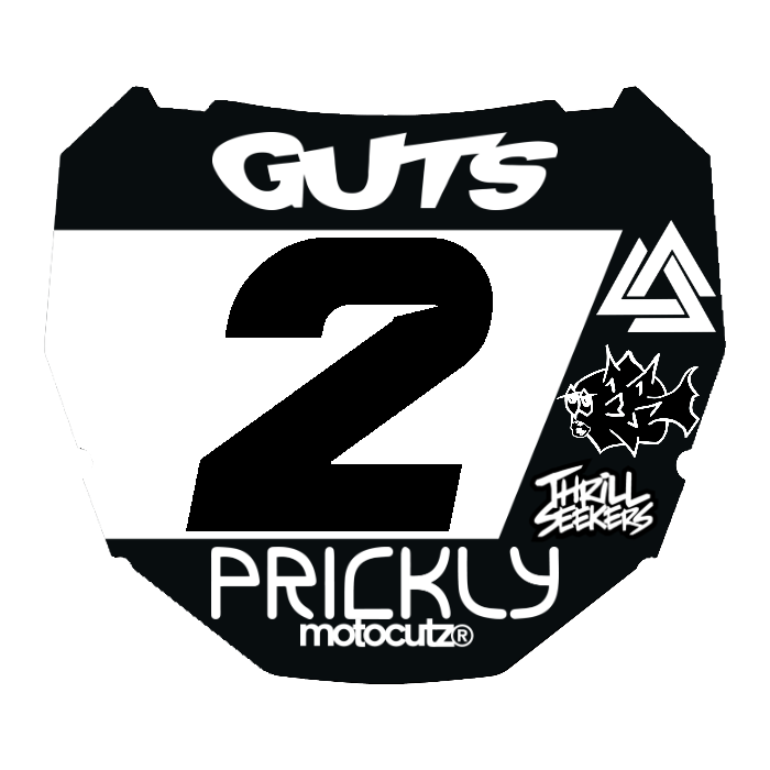 CUSTOM ODI NUMBER PLATE DECAL