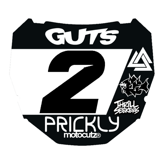 CUSTOM ODI NUMBER PLATE DECAL