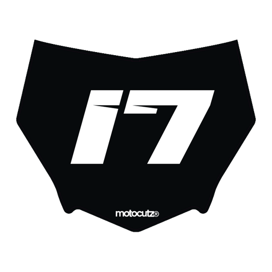 CUSTOM MOTOCUTZ FRONT PLATE DECAL