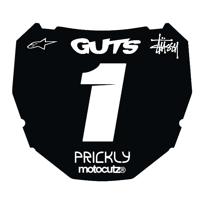 CUSTOM ODI NUMBER PLATE DECAL