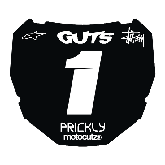CUSTOM ODI NUMBER PLATE DECAL