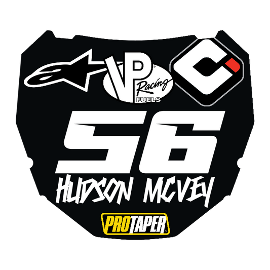 CUSTOM ODI NUMBER PLATE DECAL