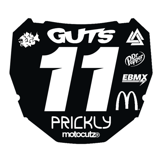 CUSTOM ODI NUMBER PLATE DECAL