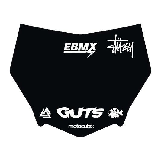CUSTOM MOTOCUTZ FRONT PLATE DECAL