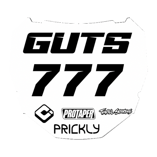 CUSTOM ODI NUMBER PLATE DECAL