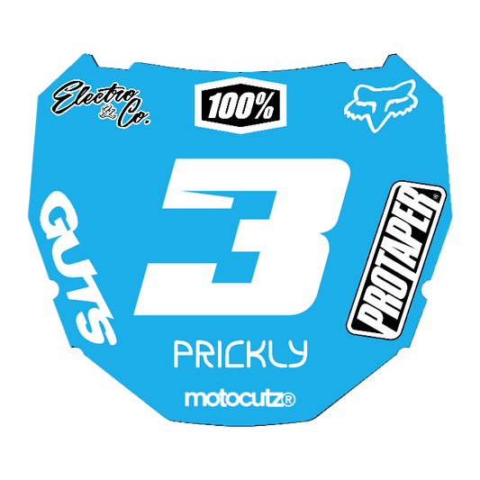 CUSTOM ODI NUMBER PLATE DECAL