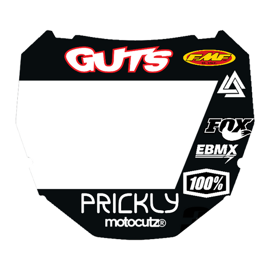 CUSTOM ODI NUMBER PLATE DECAL