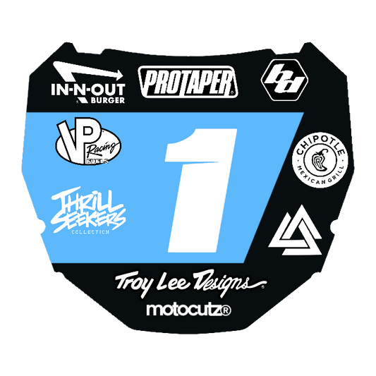 CUSTOM ODI NUMBER PLATE DECAL