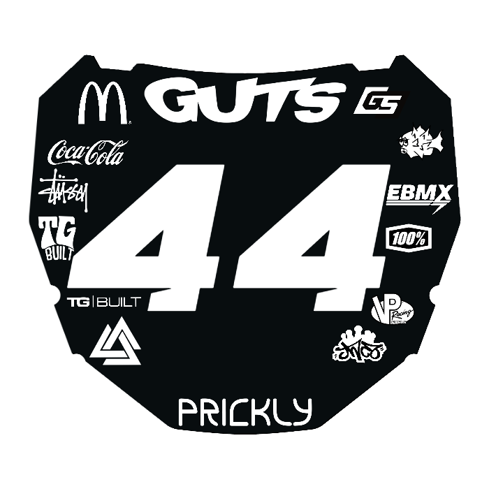CUSTOM ODI NUMBER PLATE DECAL