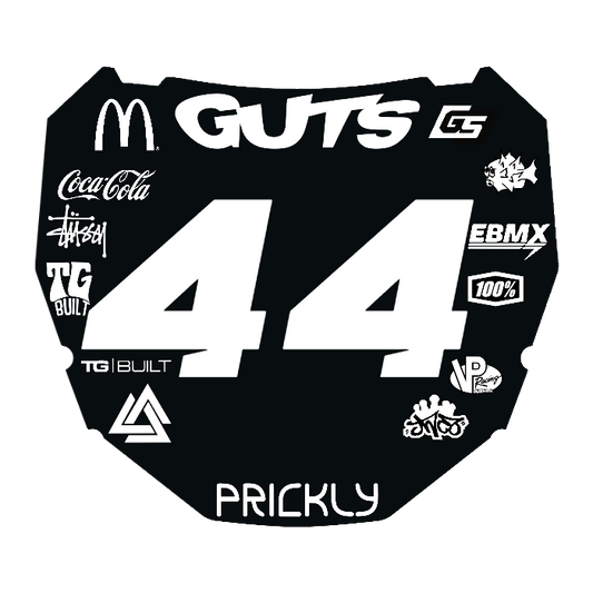 CUSTOM ODI NUMBER PLATE DECAL